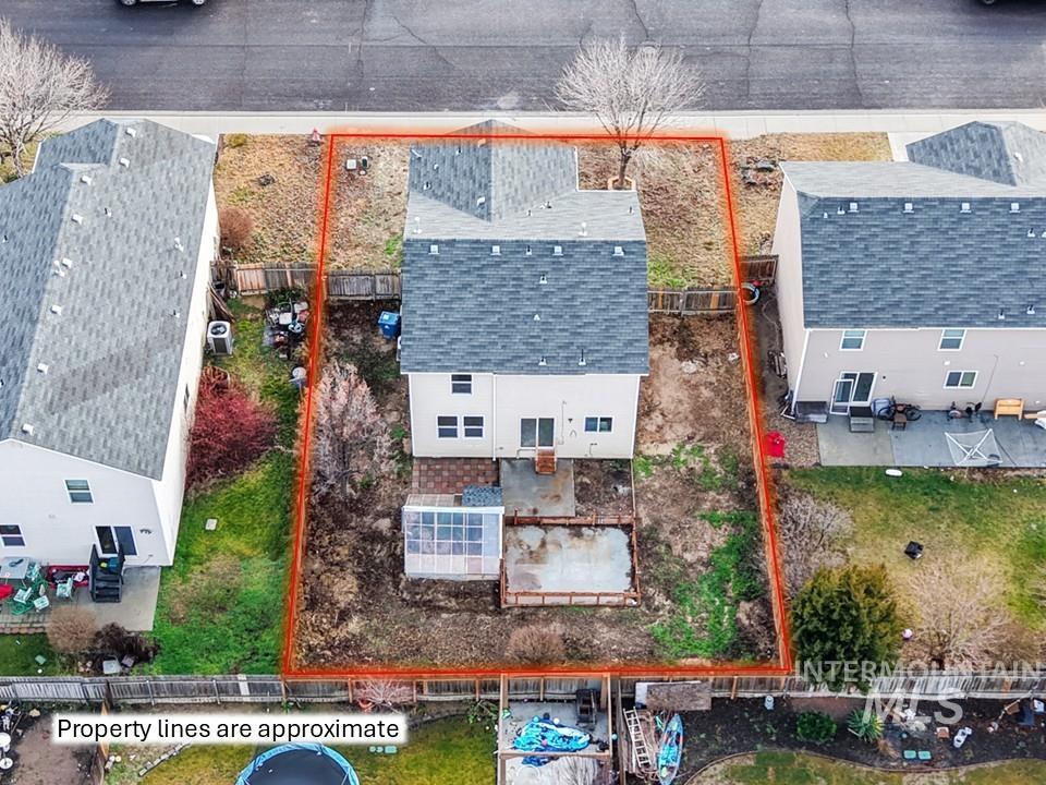 4415 Duke Street Caldwell, ID 83607 - Photo 5 of 22 View from above of property with property boundaries highlighted