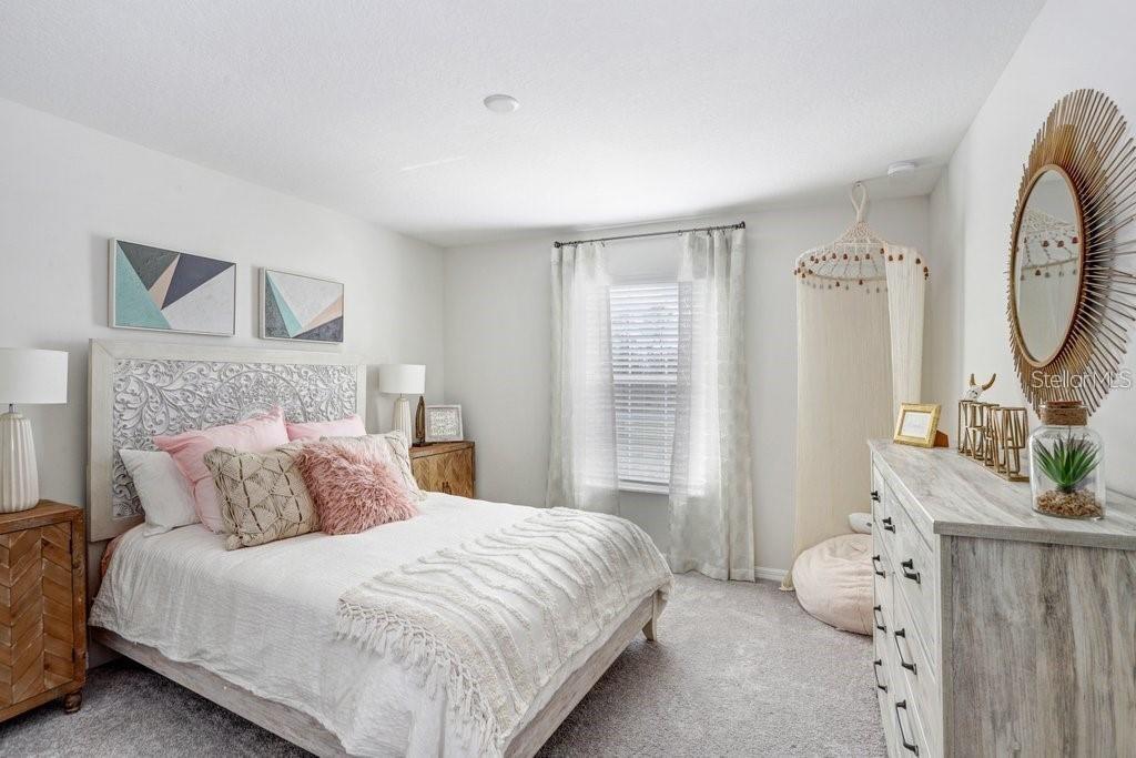 5341 Coldpine Place Seffner, FL 33584 - Photo 18 of 24 a bedroom with a bed mirror and window