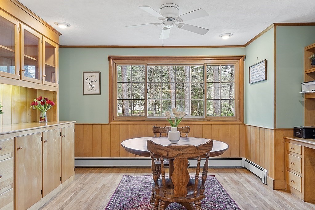 13 Eldridge Road Harvard, MA 01451 - Photo 15 of 40 a view of a dining room with furniture window and wooden floor