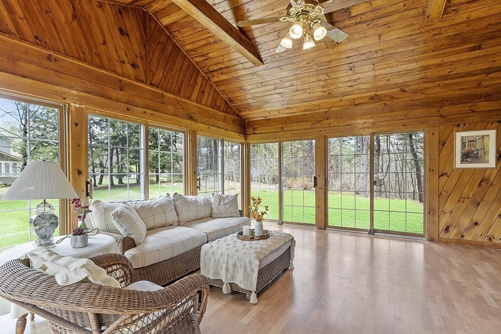 13 Eldridge Road Harvard, MA 01451 - Photo 19 of 40 a living room with furniture and a large window