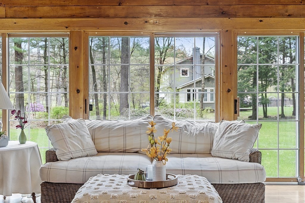13 Eldridge Road Harvard, MA 01451 - Photo 21 of 40 a living room with furniture and a large window