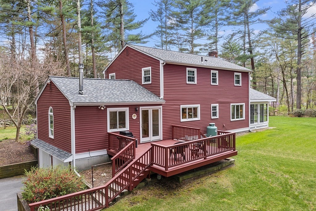 13 Eldridge Road Harvard, MA 01451 - Photo 32 of 40 a view of a house with a yard in front of it