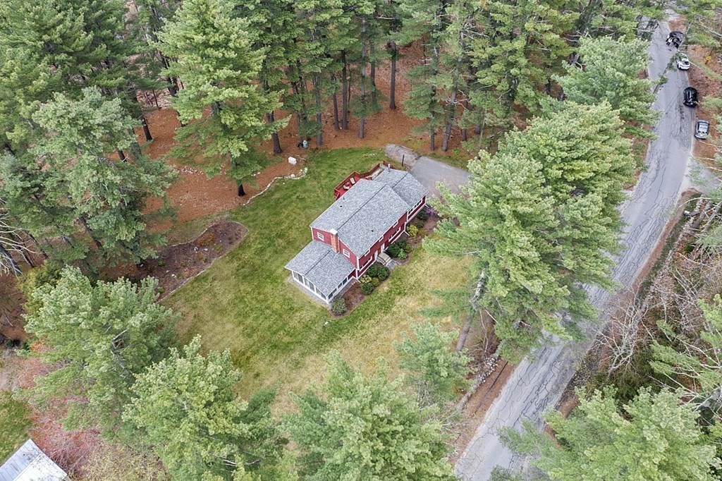 13 Eldridge Road Harvard, MA 01451 - Photo 35 of 40 an aerial view of a house with a yard