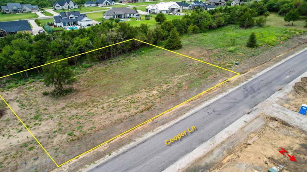 252 Cooper Lane Van Alstyne, TX 75495 - Photo 4 of 5 Bird's eye view of Lot facing southwest