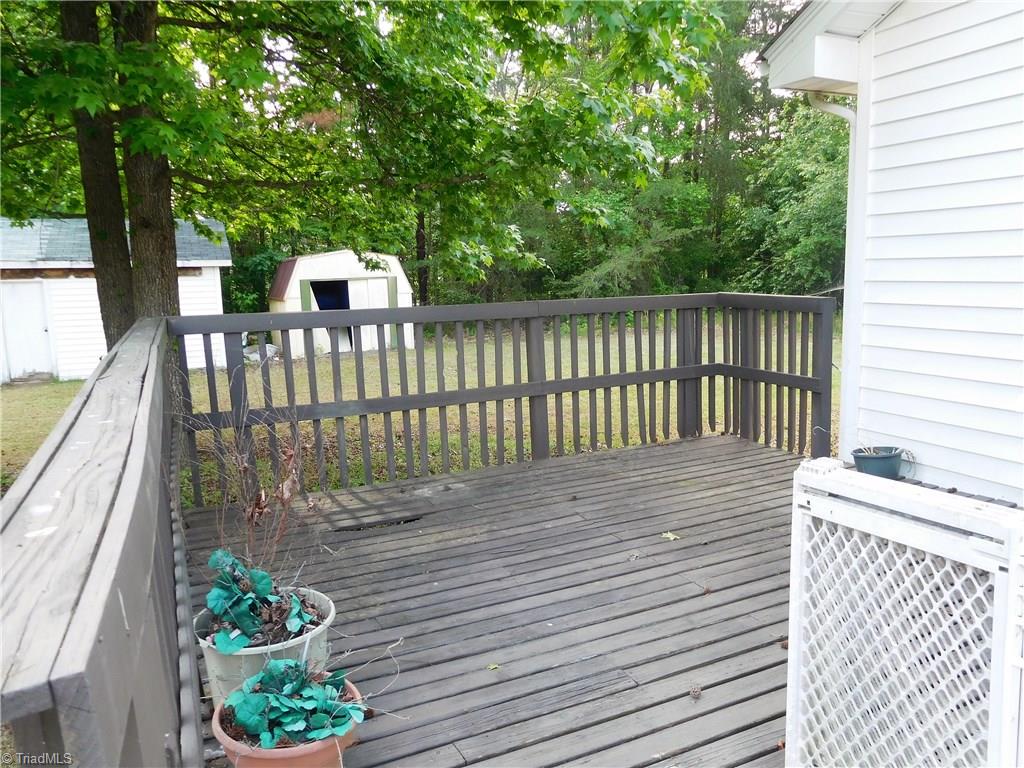 1315 Link Road Lexington, NC 27295 - Photo 10 of 10 back deck to enjoy the peaceful area