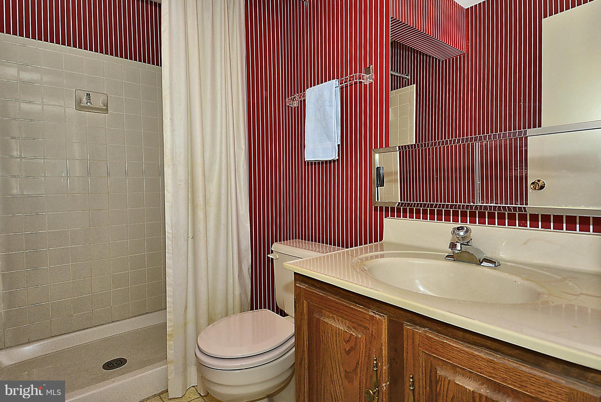 10404 Mountain Quail Road Silver Spring, MD 20901 - Photo 22 of 30 a bathroom with a sink and a mirror