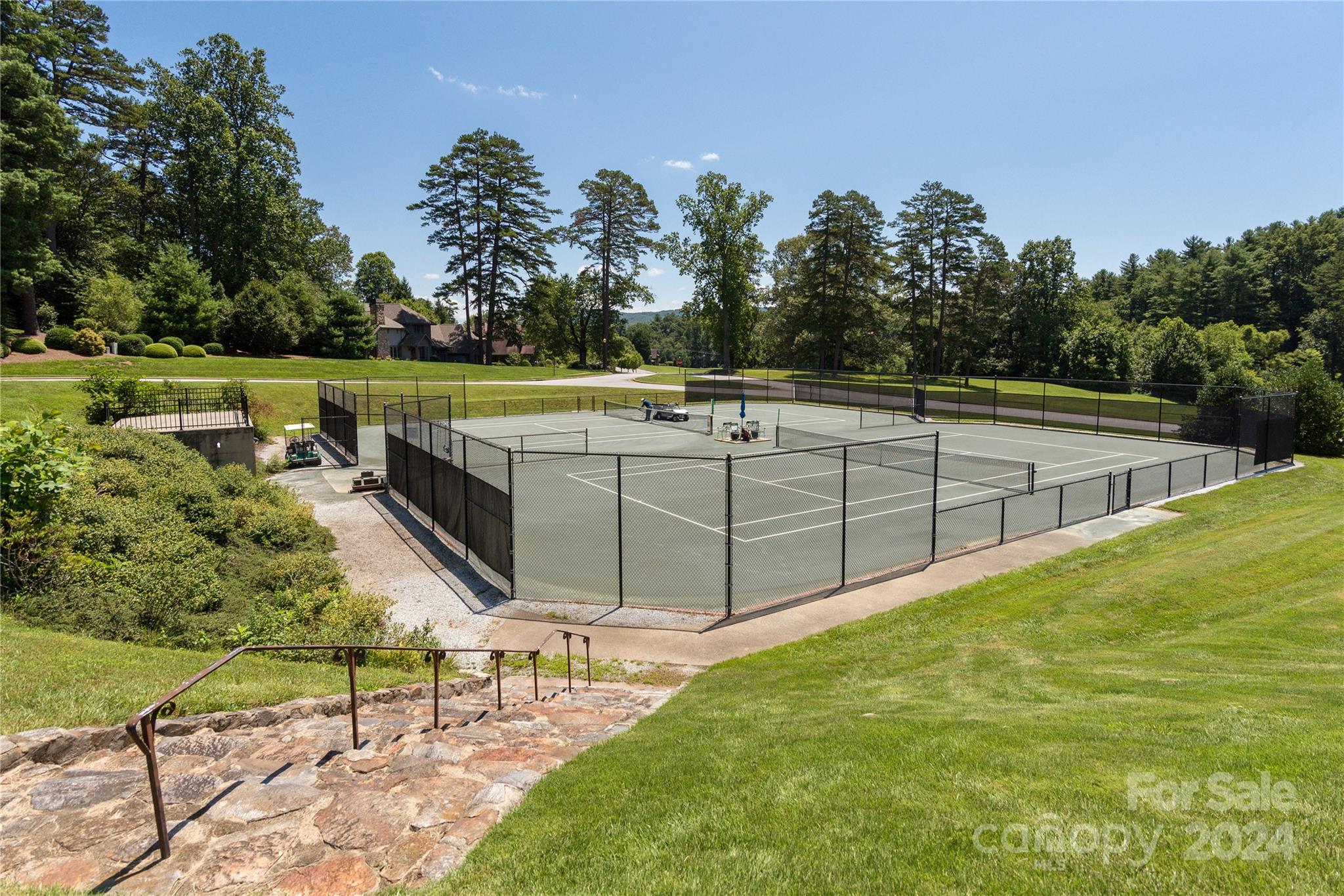 99 Ridgetop Circle, Unit 203 Brevard, NC 28712 - Photo 36 of 36 a view of a backyard with swimming pool