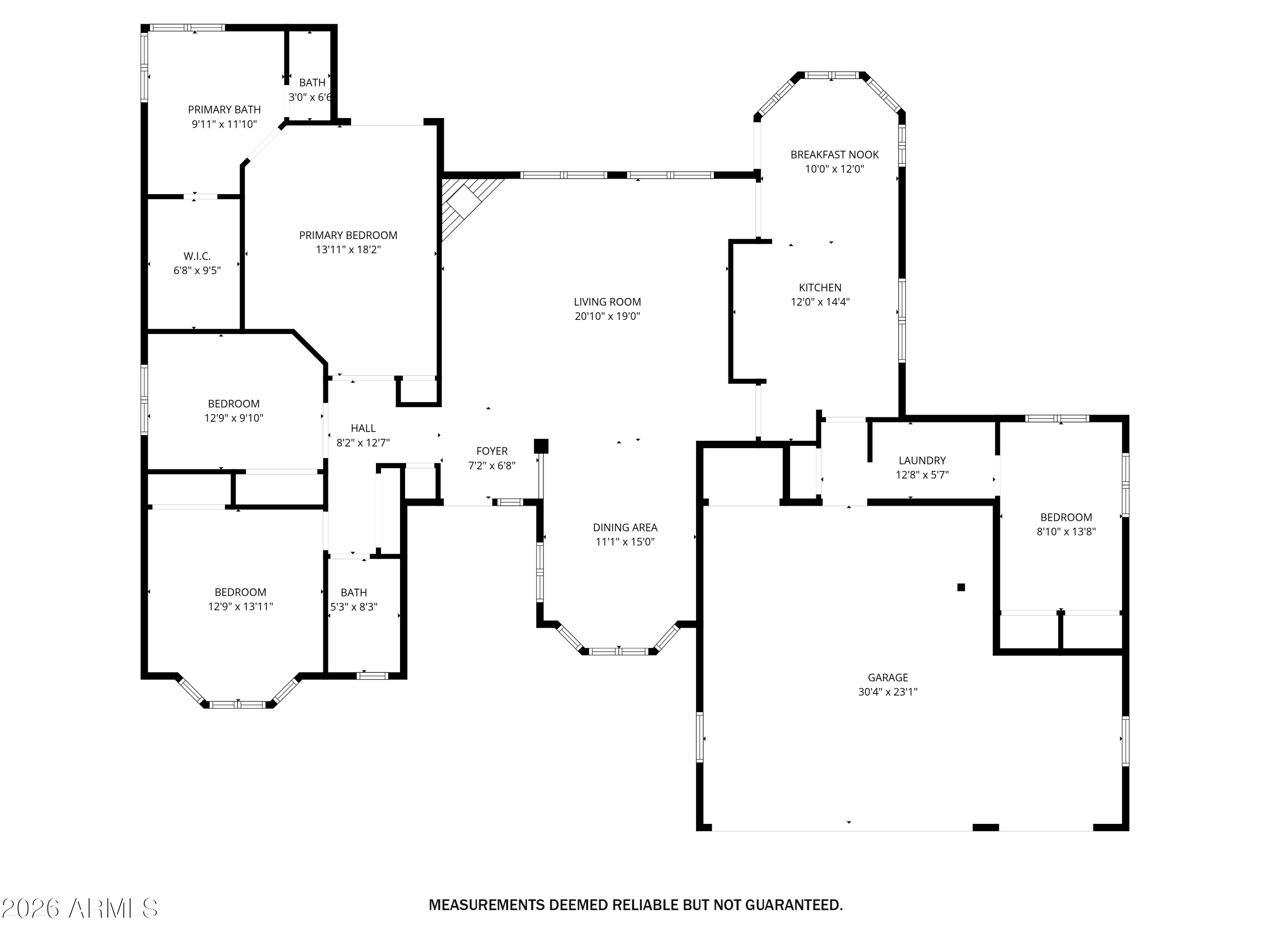 19113 East Vía Esquina Rio Verde, AZ 85263 - Photo 44 of 44 a picture of floor plan