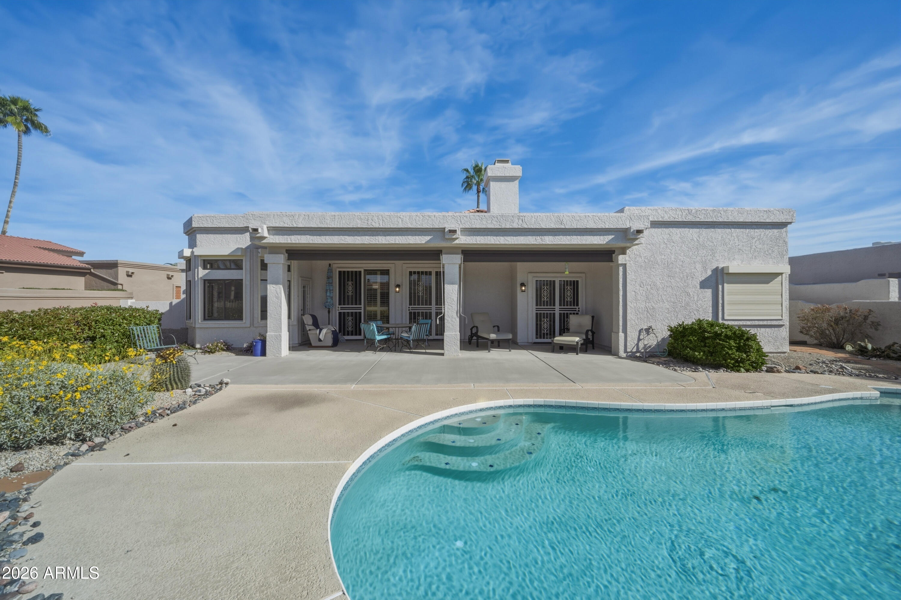 19113 East Vía Esquina Rio Verde, AZ 85263 - Photo 30 of 44 front view of a house with a yard