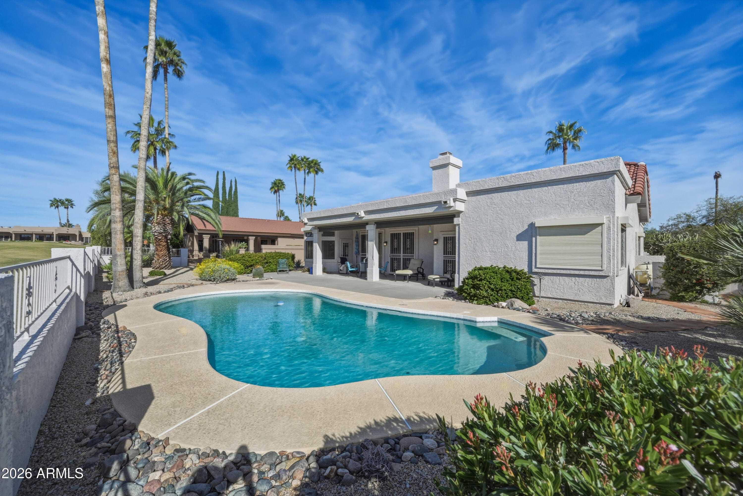 19113 East Vía Esquina Rio Verde, AZ 85263 - Photo 32 of 44 a view of a house with swimming pool
