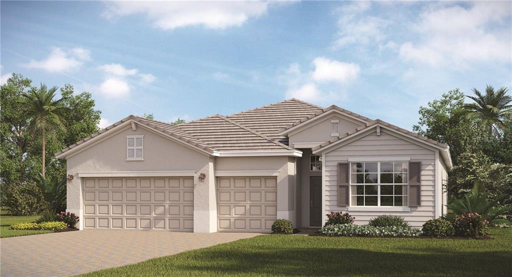 18012 Polo Trail Lakewood Ranch, FL 34211 - Photo 1 of 1 front view of a house with a yard