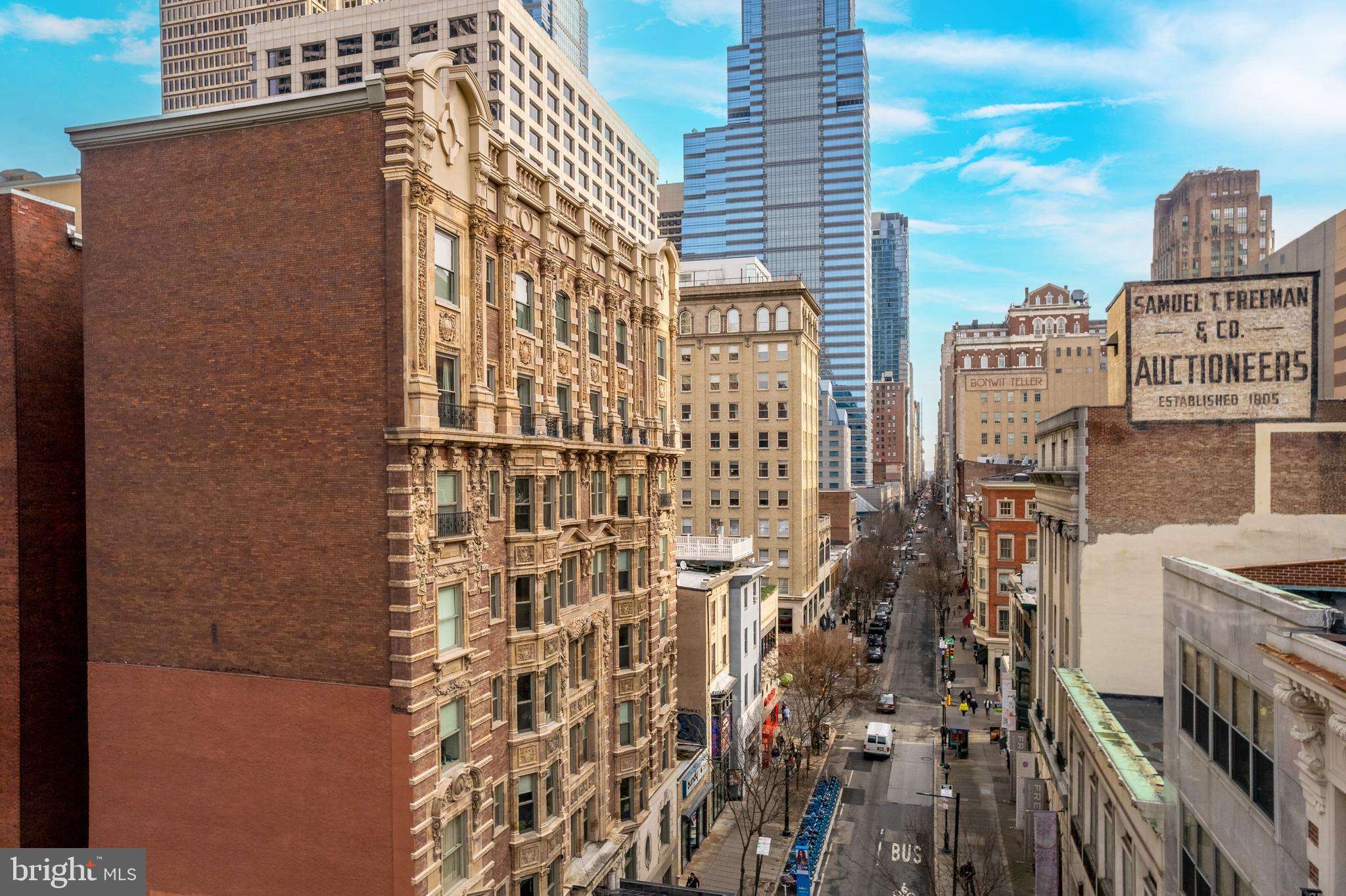 1811 Chestnut Street, Unit 707 Philadelphia, PA 19103 - Photo 38 of 39 a city view with tall buildings