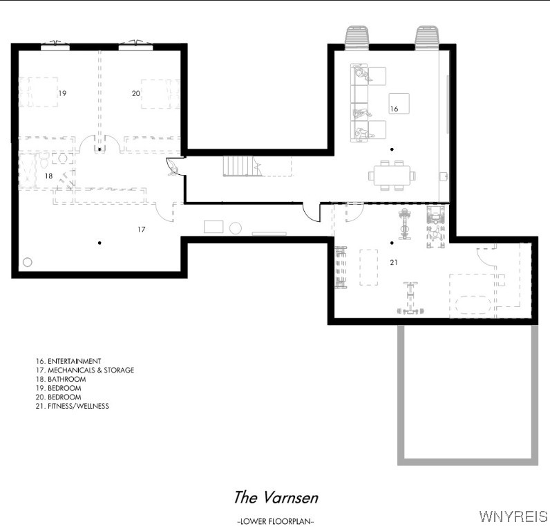 1220 Rice Road Elma, NY 14059 - Photo 32 of 32 Lower Floor Plan