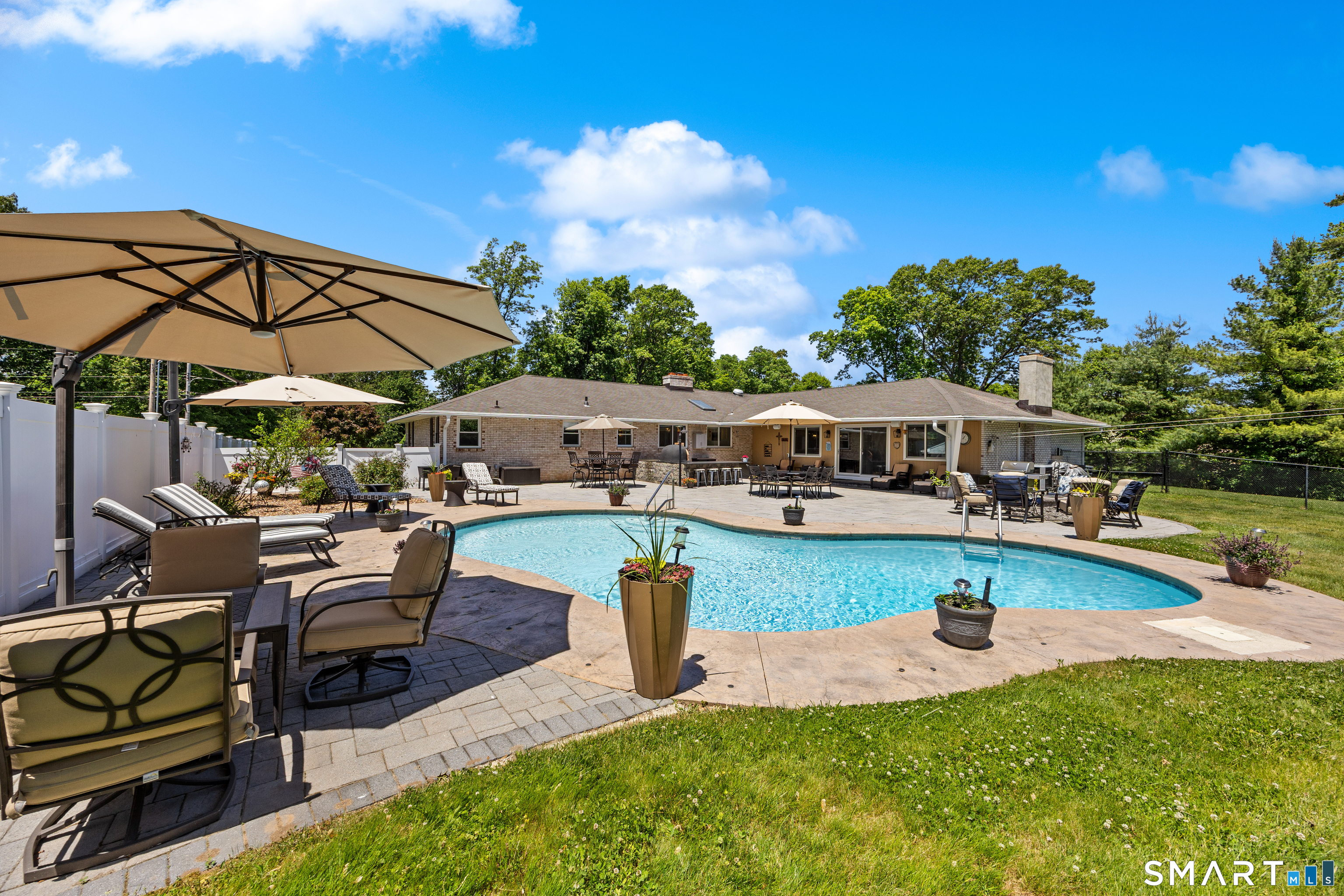 1500 Rhey Avenue Wallingford, CT 06492 - Photo 2 of 39 Backyard gunite pool and patio