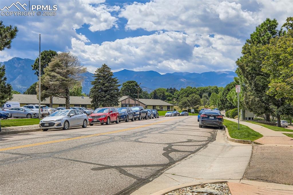 850 Tenderfoot Hill Road, Unit 103 Colorado Springs, CO 80906 - Photo 10 of 20 a view of a street with cars on the road