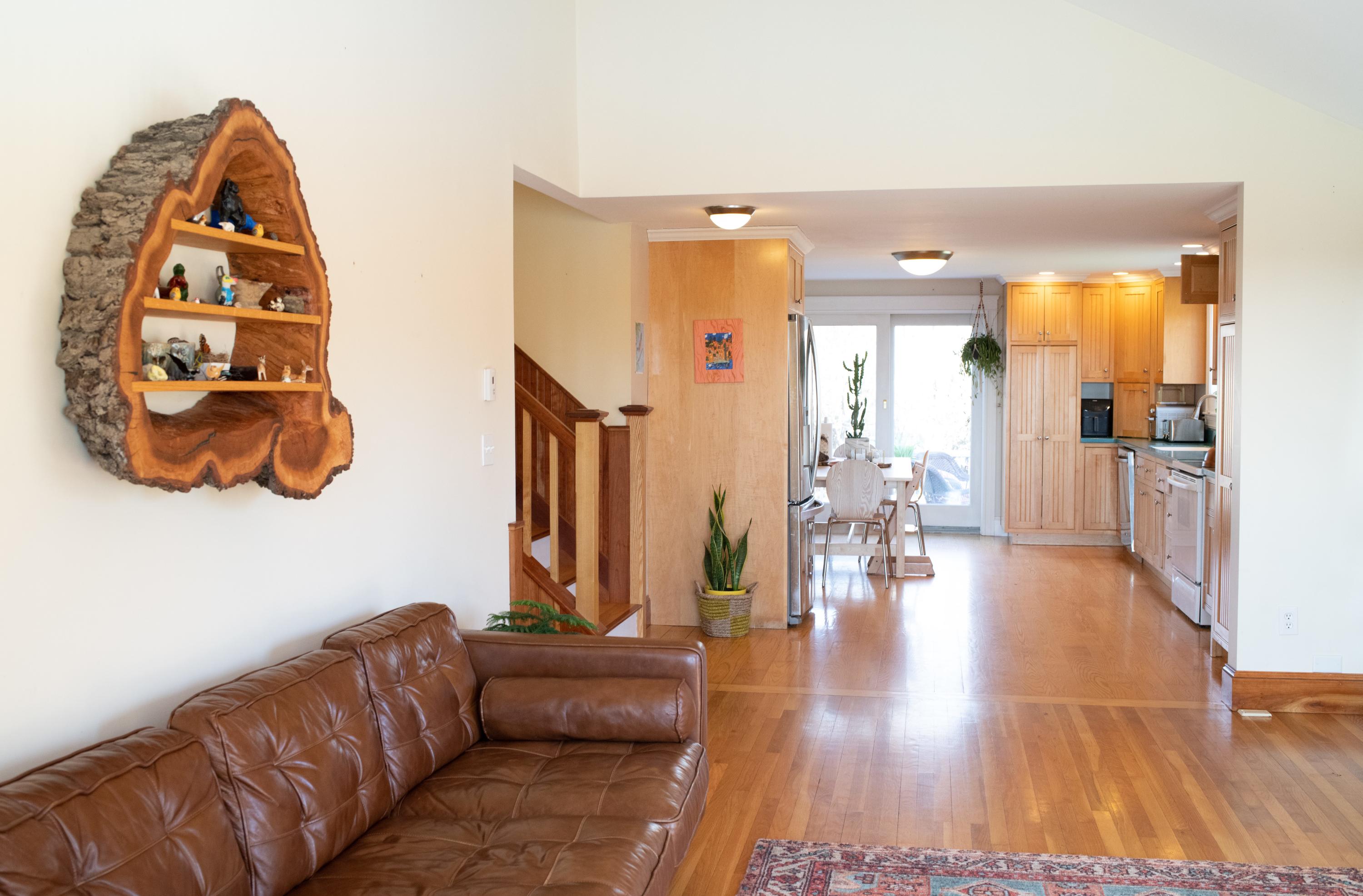 129 Running Hill Road Scarborough, ME 04074 - Photo 7 of 54 LR stairs kitchen