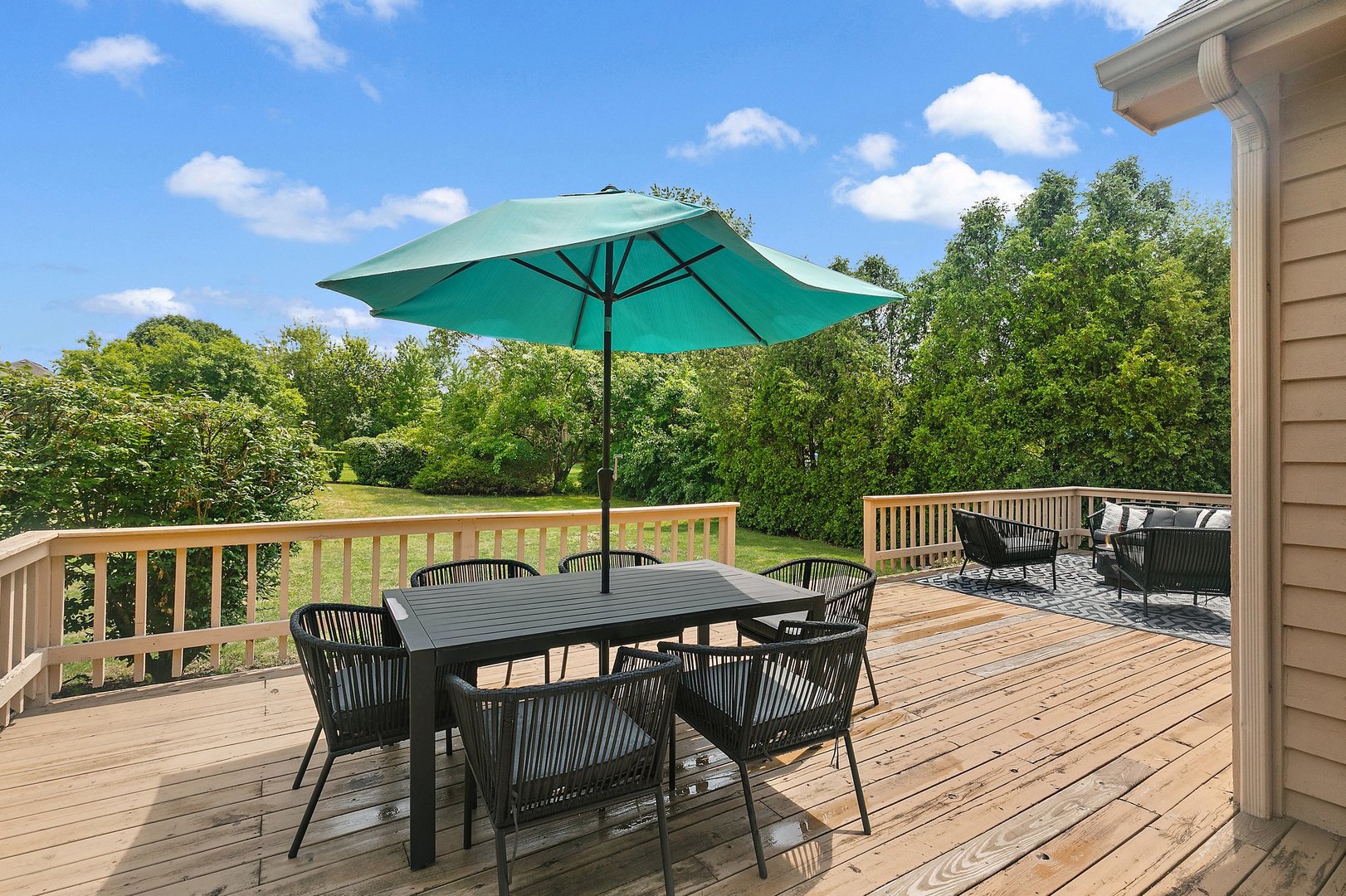 655 Red Maple Lane Roselle, IL 60172 - Photo 29 of 40 a view of backyard with seating space and trees