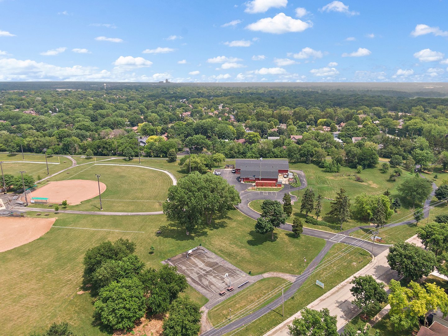 655 Red Maple Lane Roselle, IL 60172 - Photo 39 of 40 an aerial view of residential houses with outdoor space