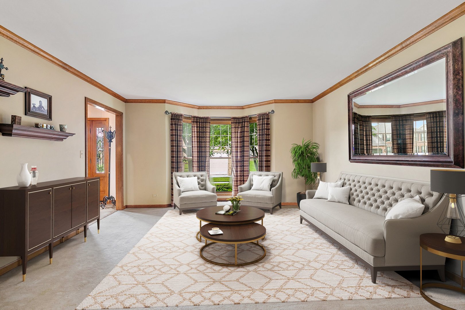655 Red Maple Lane Roselle, IL 60172 - Photo 5 of 40 a living room with furniture and wooden floor