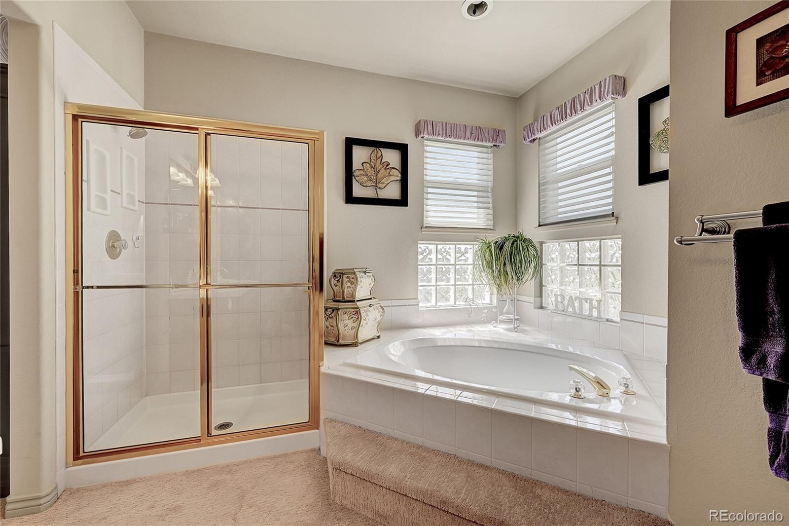 11232 West Cooper Drive Littleton, CO 80127 - Photo 23 of 48 a bathroom with a tub and a window