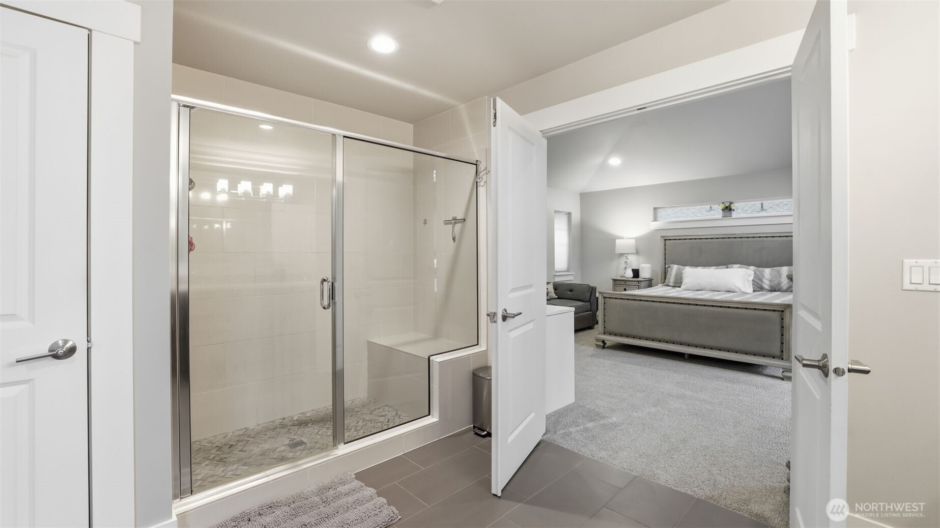 6508 Southeast 7th Place Renton, WA 98059 - Photo 22 of 32 a bathroom with a double vanity sink and mirror