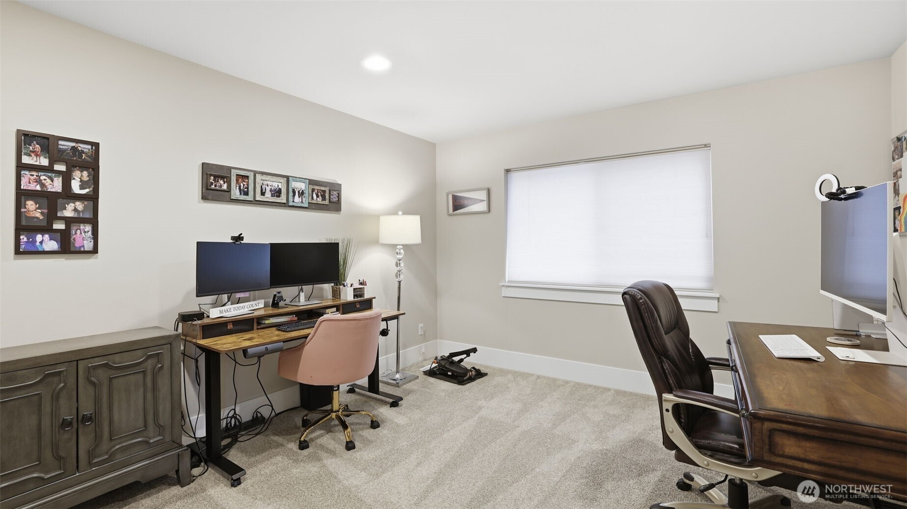 6508 Southeast 7th Place Renton, WA 98059 - Photo 27 of 32 a view of a workspace with furniture and a window