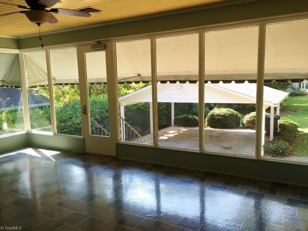 3030 University Road Winston-Salem, NC 27104 - Photo 13 of 15 Sunroom exit to backyard