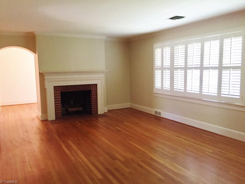 3030 University Road Winston-Salem, NC 27104 - Photo 3 of 15 Living Room has huge windows with plantation shutters