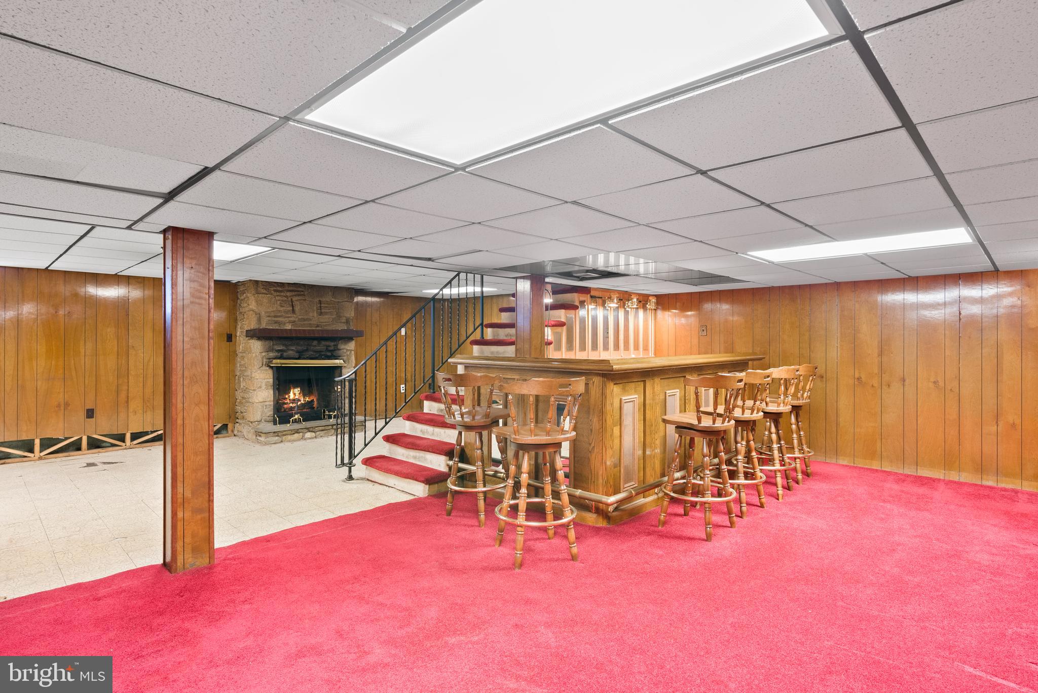 1231 West Orvilla Road Hatfield, PA 19440 - Photo 47 of 52 Recreation Room in Basement With Bar