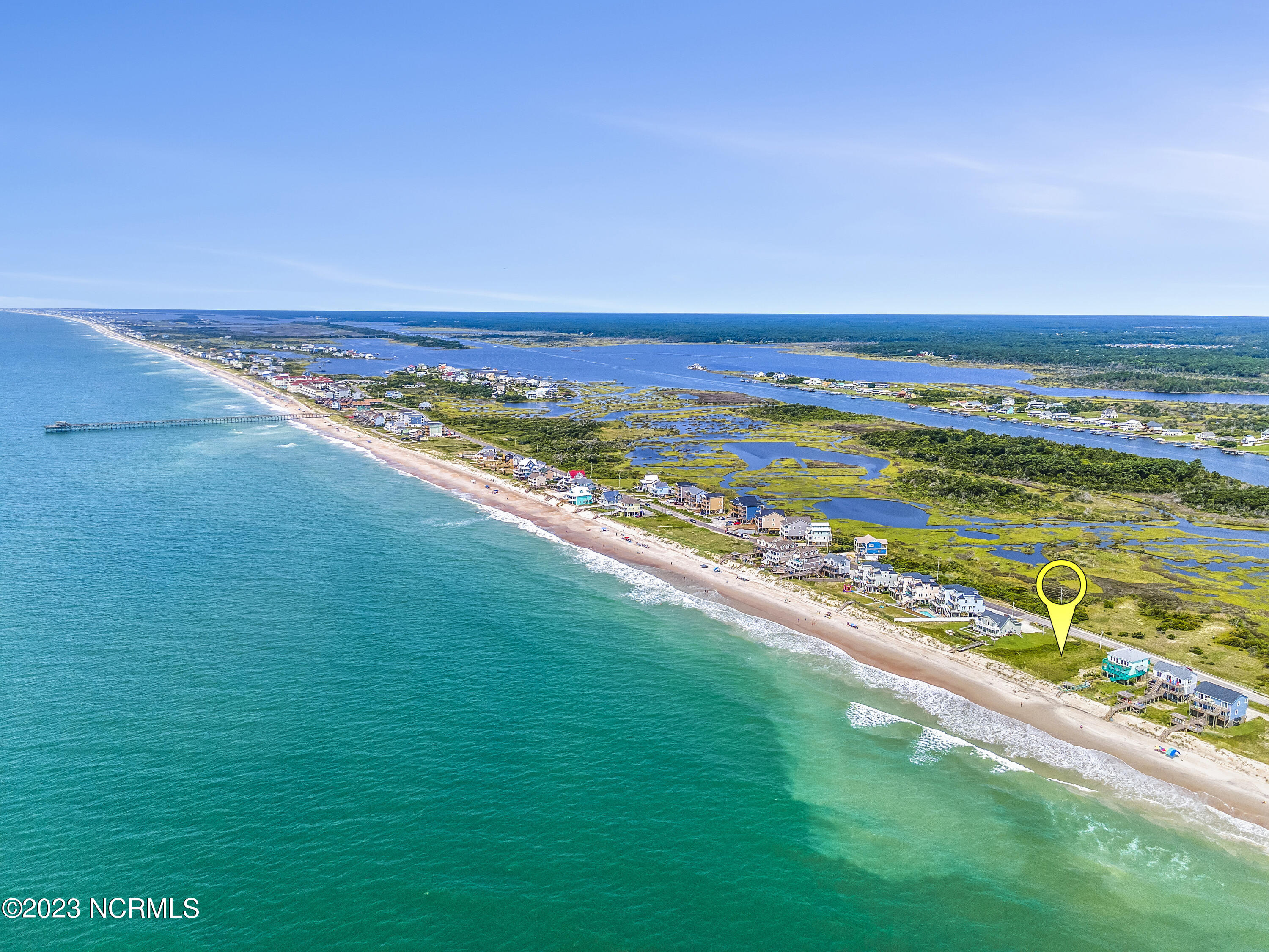 Lot 28 New River Inlet Road North Topsail Beach, NC 28460 - Photo 28 of 37 Drone Aerial