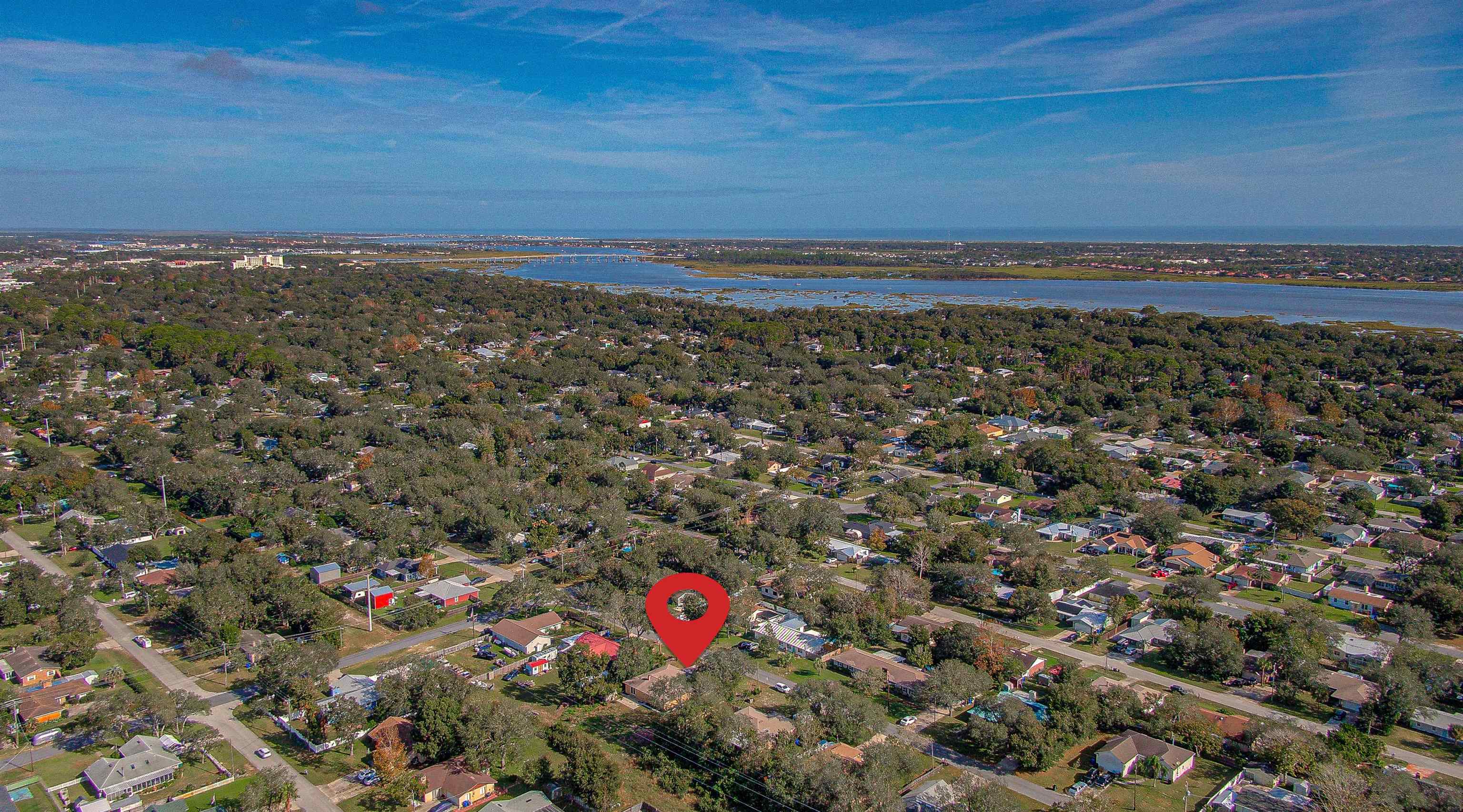 412 Gentian Road St. Augustine, FL 32086 - Photo 54 of 58 an aerial view of a city