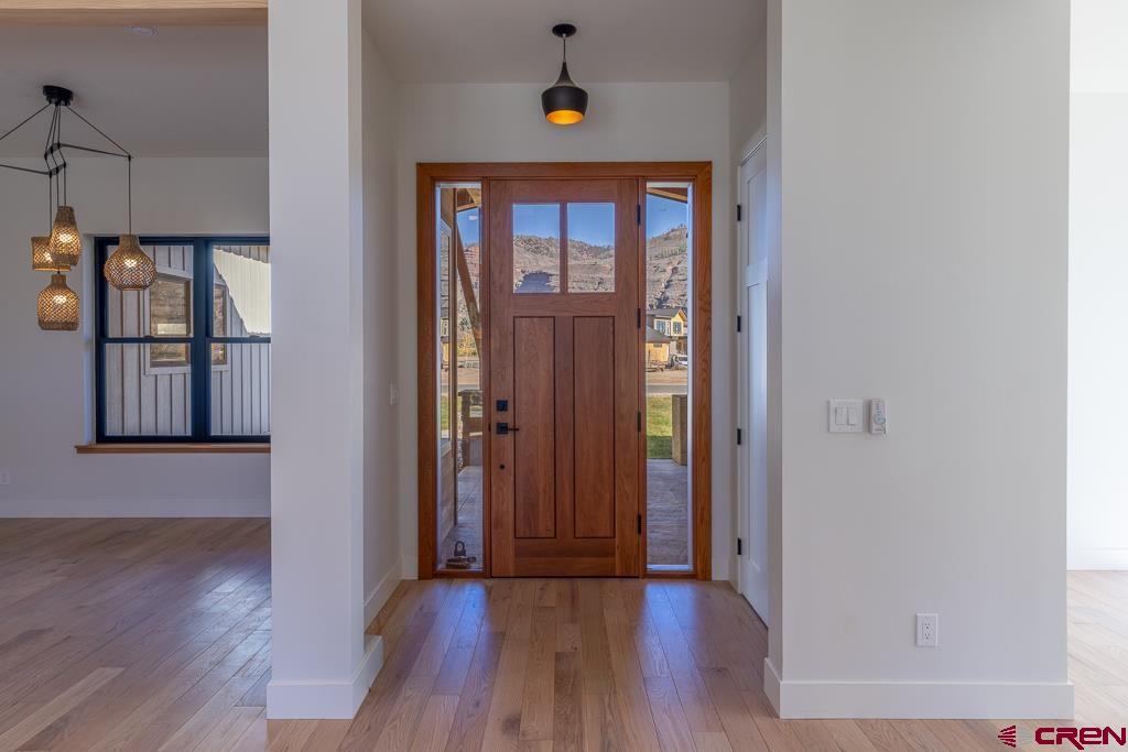 45 West Dalton Road Durango, CO 81301 - Photo 5 of 43 a view of entryway with wooden floor