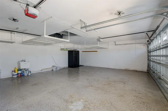 a view of a swimming pool and a yard