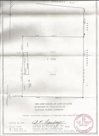 $39,000 | 81081 L Crawford Road, Bush, LA 70431