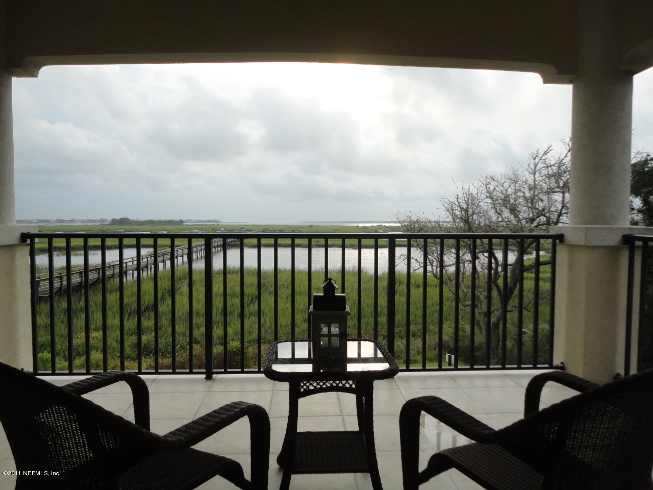 1 Radio Road, Unit 203 St. Augustine, FL 32084 - Photo 9 of 23 Veiw from Master Bedroom Patio