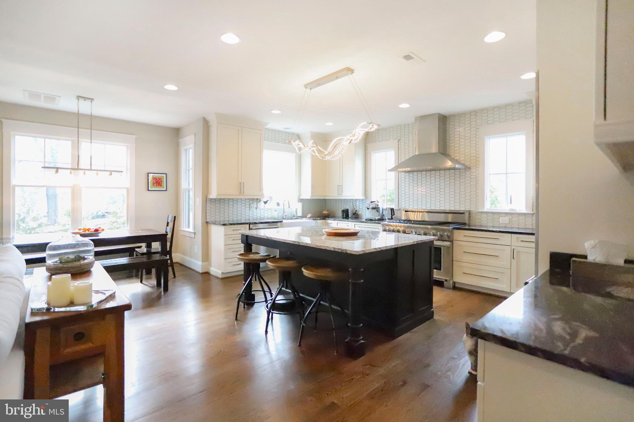 6719 Van Fleet Drive McLean, VA 22101 - Photo 11 of 37 Large Kitchen Island has Seating Area