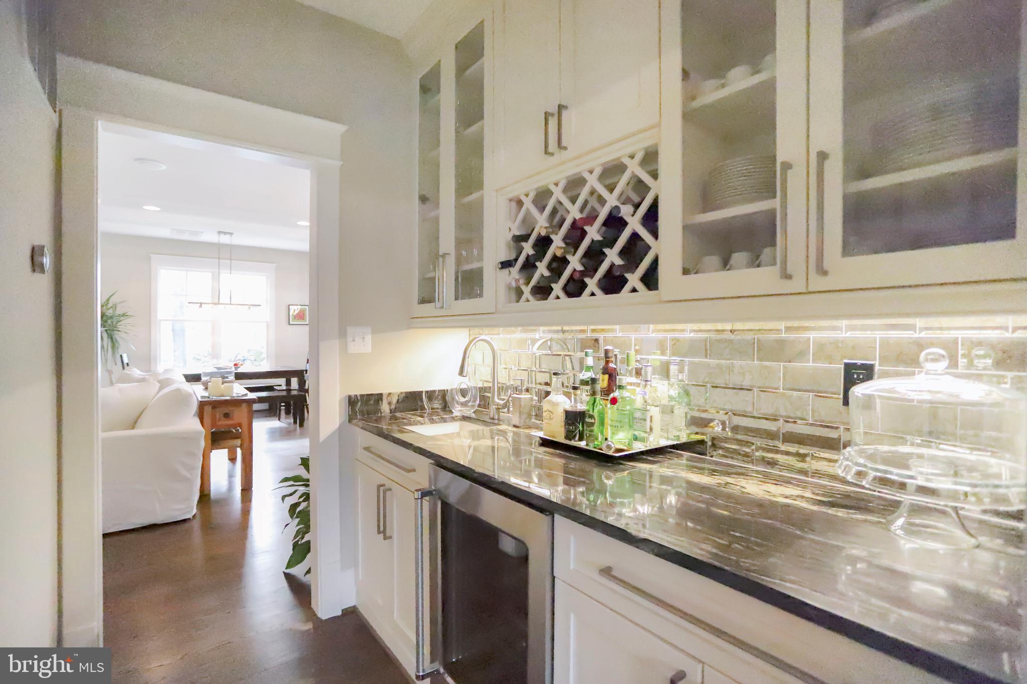 6719 Van Fleet Drive McLean, VA 22101 - Photo 16 of 37 Butler's Pantry has Wine Cooler and storage