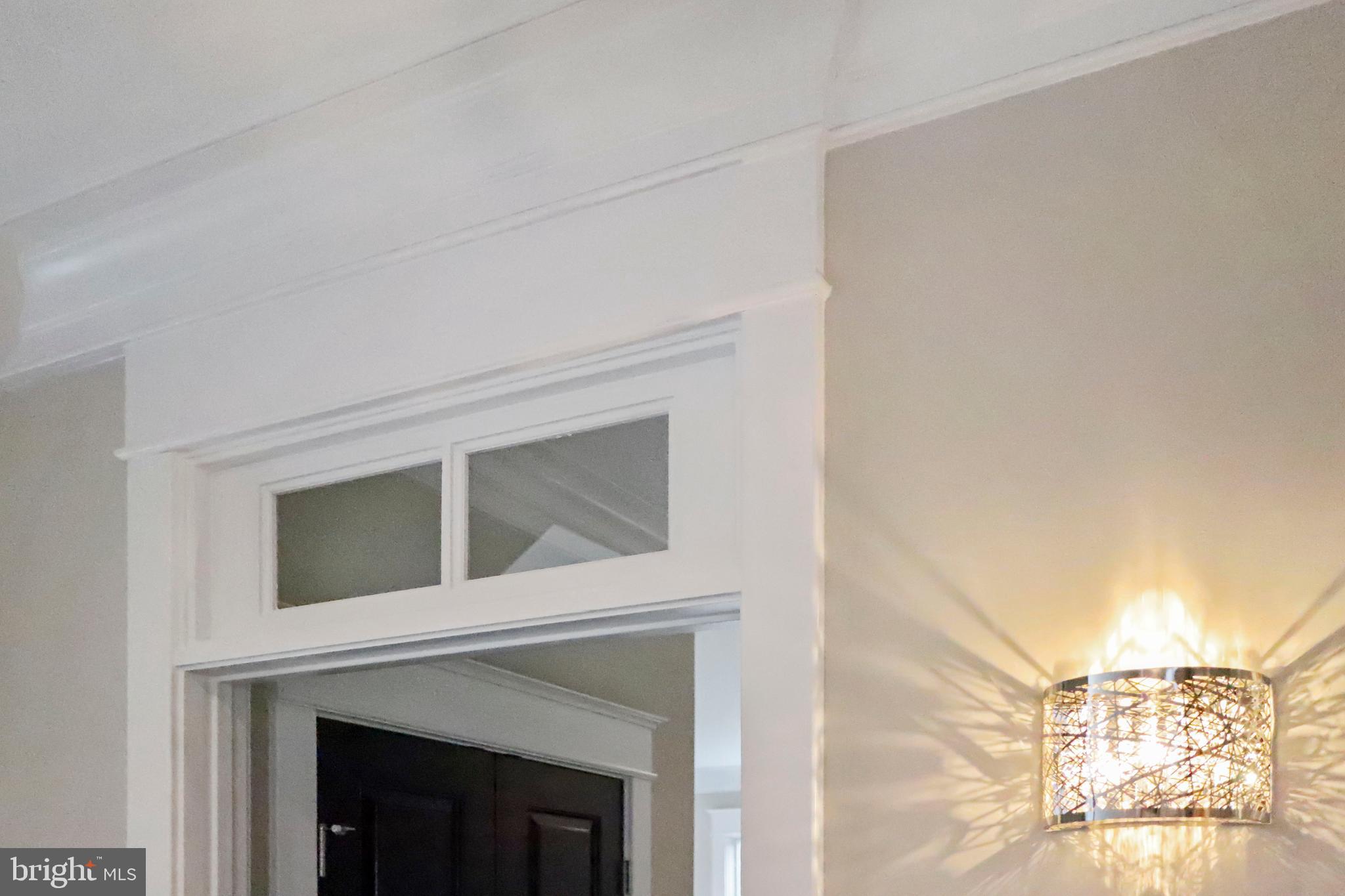 6719 Van Fleet Drive McLean, VA 22101 - Photo 17 of 37 Arch. Details- Transom Glass, Crown detail