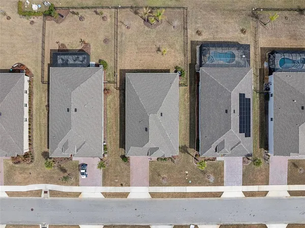 front view of a house with a street