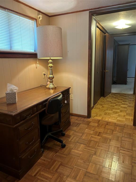 241 Aurora Street Rhome, TX 76078 - Photo 9 of 28 Office space with ornamental molding and baseboards