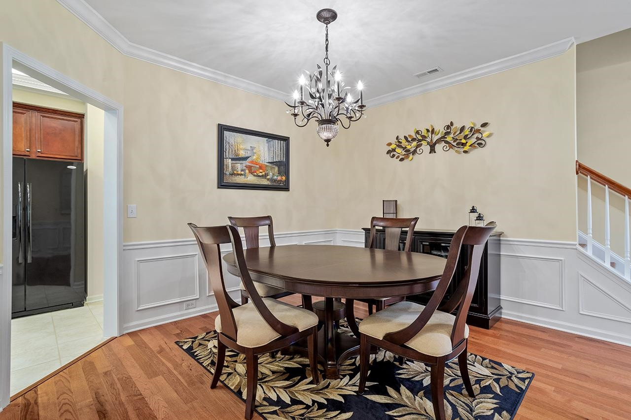 10376 Dapping Drive Raleigh, NC 27614 - Photo 9 of 29 Wainscoting and Crown Molding