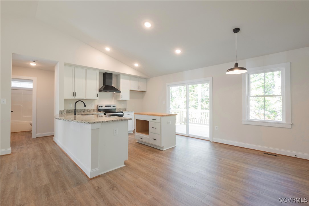 3020 Botone Avenue Richmond, VA 23237 - Photo 12 of 33 a kitchen with counter top space a sink appliances and cabinets