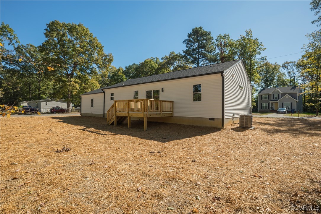 3020 Botone Avenue Richmond, VA 23237 - Photo 6 of 33 a view of a backyard of the house