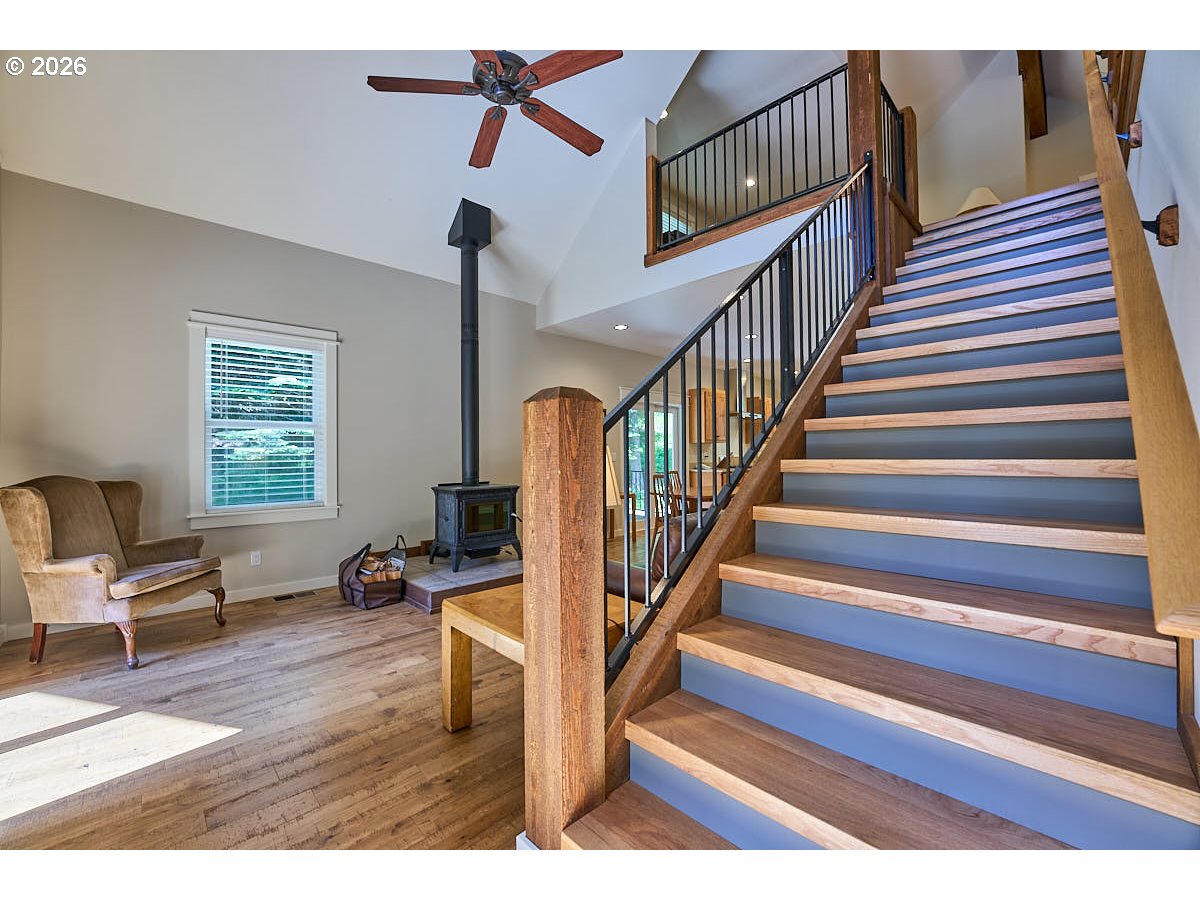 64368 Tamarack Road Lostine, OR 97857 - Photo 20 of 39 a view of entryway and hall with wooden floor