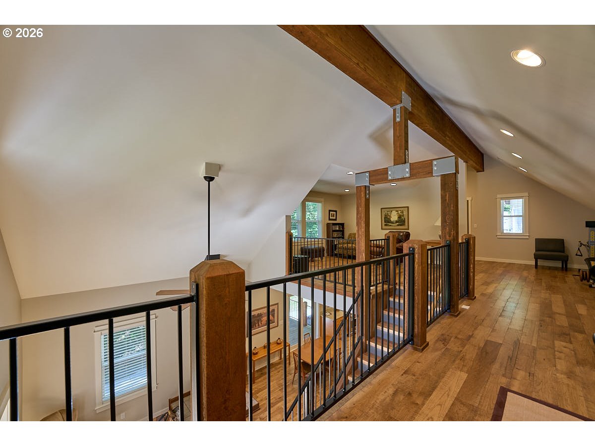 64368 Tamarack Road Lostine, OR 97857 - Photo 22 of 39 a view of hallway with wooden floor