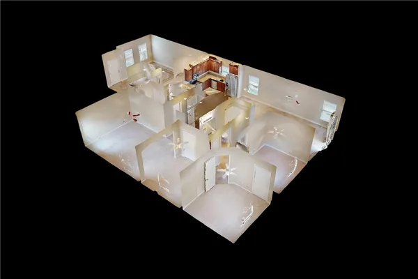a view of table and chairs in the floor