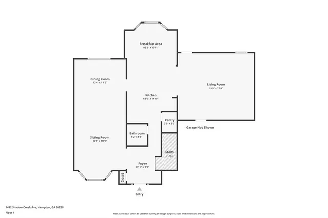 $314,500 | 1432 Shadow Creek Avenue, Hampton, GA 30228
