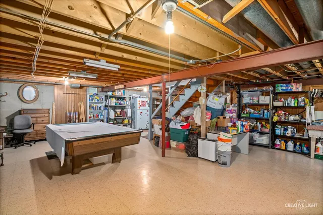 a view of storage and utility room