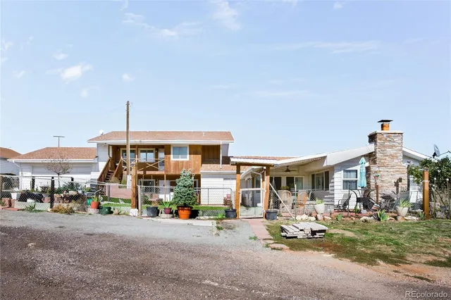 a car parked in front of a house