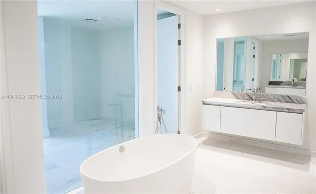 a close view of closet